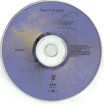 CD Banco De Gaia: Obsidian (Remixes) DIGI 640379