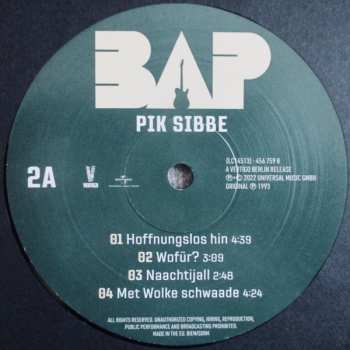 2LP BAP: Pik Sibbe 493093