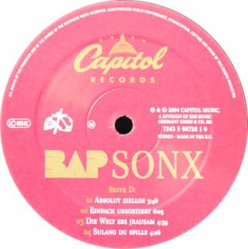 2LP BAP: Sonx 387623