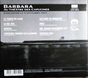 CD Barbara: Au Théâtre Des Capucines 622084