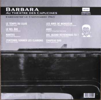 LP Barbara: Au Théâtre Des Capucines 634404