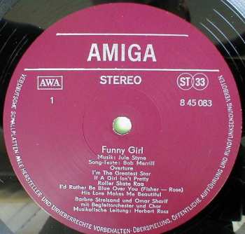 LP Barbra Streisand: Funny Girl (Original Filmmusik) 656001