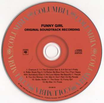 CD Barbra Streisand: Funny Girl (The Original Sound Track Recording) 605234