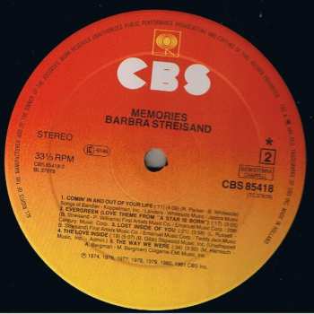 LP Barbra Streisand: Memories 549352