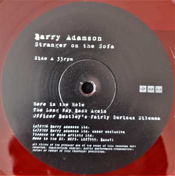 2LP Barry Adamson: Stranger On The Sofa LTD 552269