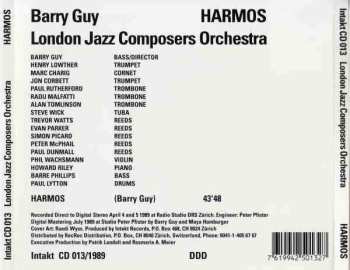 CD Barry Guy: Harmos 555411