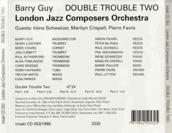 CD Barry Guy: Double Trouble Two 615023