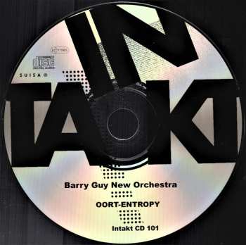 CD Barry Guy New Orchestra: Oort-Entropy 616312