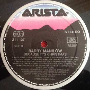 LP Barry Manilow: Because It's Christmas 636156