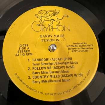 LP Barry Miles: Fusion Is... 595898