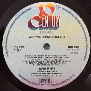 LP Barry White: Greatest Hits 643937