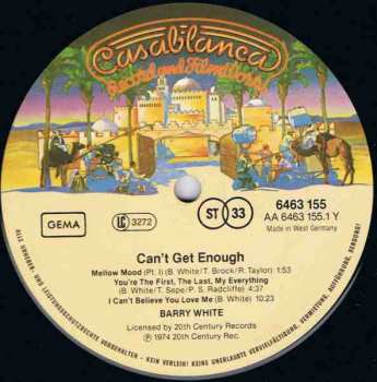 LP Barry White: Can't Get Enough 636613