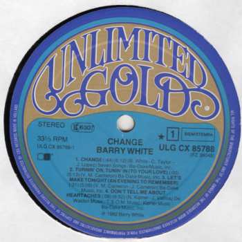 LP Barry White: Change 641948