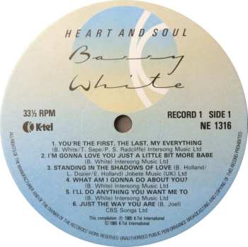 2LP Barry White: Heart And Soul 632299