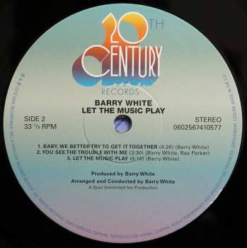 LP Barry White: Let The Music Play 20138