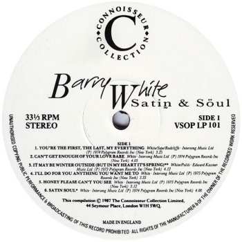 2LP Barry White: Satin & Söul 603330