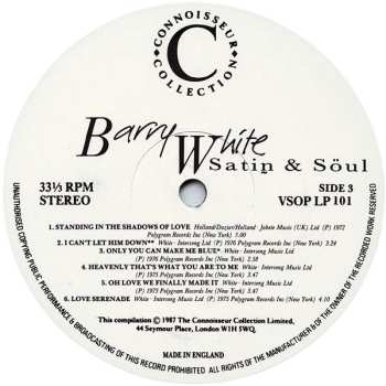 2LP Barry White: Satin & Söul 603330