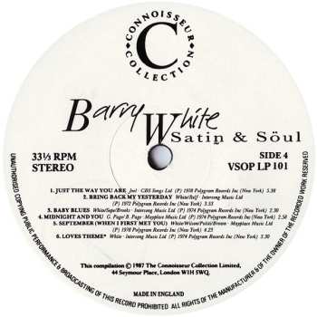 2LP Barry White: Satin & Söul 603330