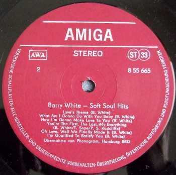 LP Barry White: Soft Soul Hits 631146