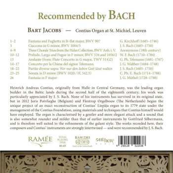 CD Bart Jacobs: Recommended By Bach 586860