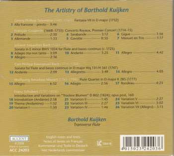 CD Barthold Kuijken: The Artistry Of Barthold Kuijken DIGI 442452