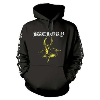 Merch Bathory: Mikina S Kapucí Goat (yellow)