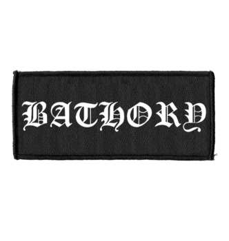 Merch Bathory: Nášivka Logo Bathory