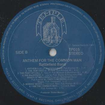 LP Battlefield Band: Anthem For The Common Man 573188