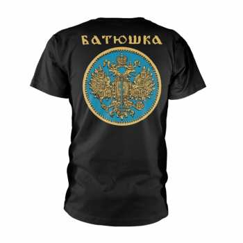 Merch Batushka: Tričko Carju Niebiesnyj (black) XXXL