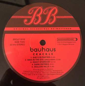 2LP Bauhaus: Best Of Bauhaus | Crackle  543886