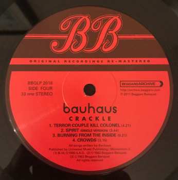 2LP Bauhaus: Best Of Bauhaus | Crackle  543886