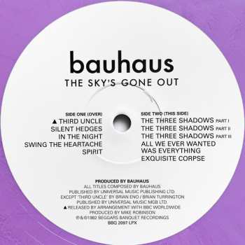 LP Bauhaus: The Sky's Gone Out LTD 74500