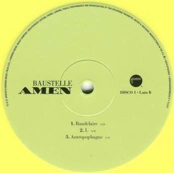 2LP Baustelle: Amen CLR | LTD | NUM 605867