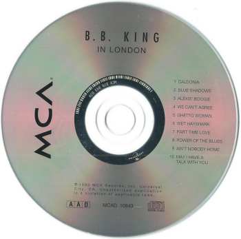 CD B.B. King: In London 579559