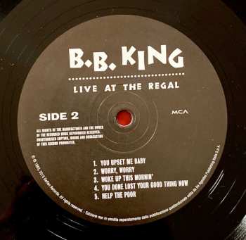 LP B.B. King: Live At The Regal 466567