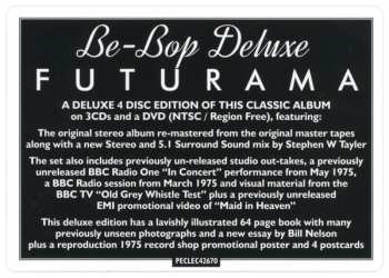 3CD/DVD/Box Set Be Bop Deluxe: Futurama LTD 117612