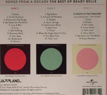 3CD/Box Set Beady Belle: Songs From A Decade: The Best Of Beady Belle 560222