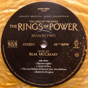 2LP Bear McCreary: The Lord Of The Rings: The Rings Of Power – Season Two (Amazon Original Series Soundtrack) CLR 647711