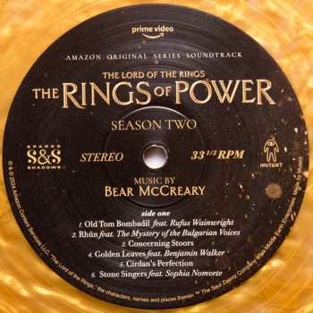 2LP Bear McCreary: The Lord Of The Rings: The Rings Of Power – Season Two (Amazon Original Series Soundtrack) CLR 647711