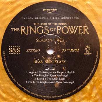 2LP Bear McCreary: The Lord Of The Rings: The Rings Of Power – Season Two (Amazon Original Series Soundtrack) CLR 647711