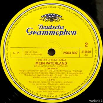 2LP Bedřich Smetana: Mein Vaterland 623852