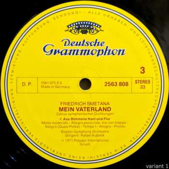 2LP Bedřich Smetana: Mein Vaterland 623852