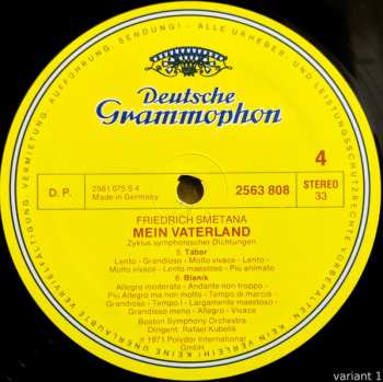 2LP Bedřich Smetana: Mein Vaterland 623852