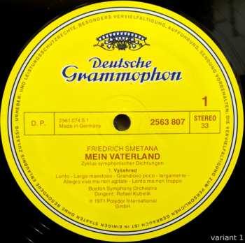 2LP Bedřich Smetana: Mein Vaterland 623852