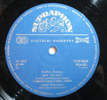 2LP Bedřich Smetana: Má Vlast 396034