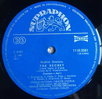 3LP/Box Set Bedřich Smetana: The Secret, Viola 543514