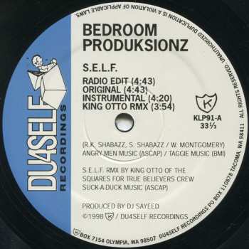 LP Bedroom Produksionz: S.E.L.F. / I Know Ways 597114