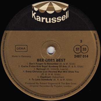 2LP Bee Gees: Best 654018