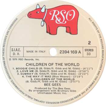 LP Bee Gees: Children Of The World 625444