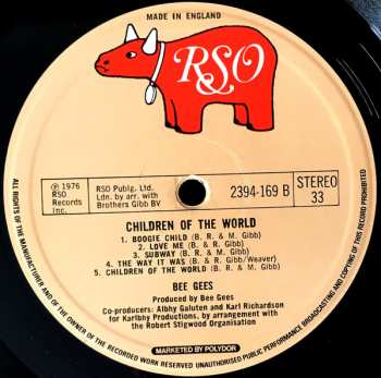 LP Bee Gees: Children Of The World 645515